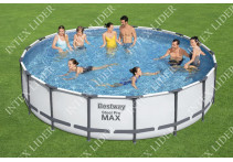 56714 Каркасный бассейн Bestway овальный 427х250х100 см